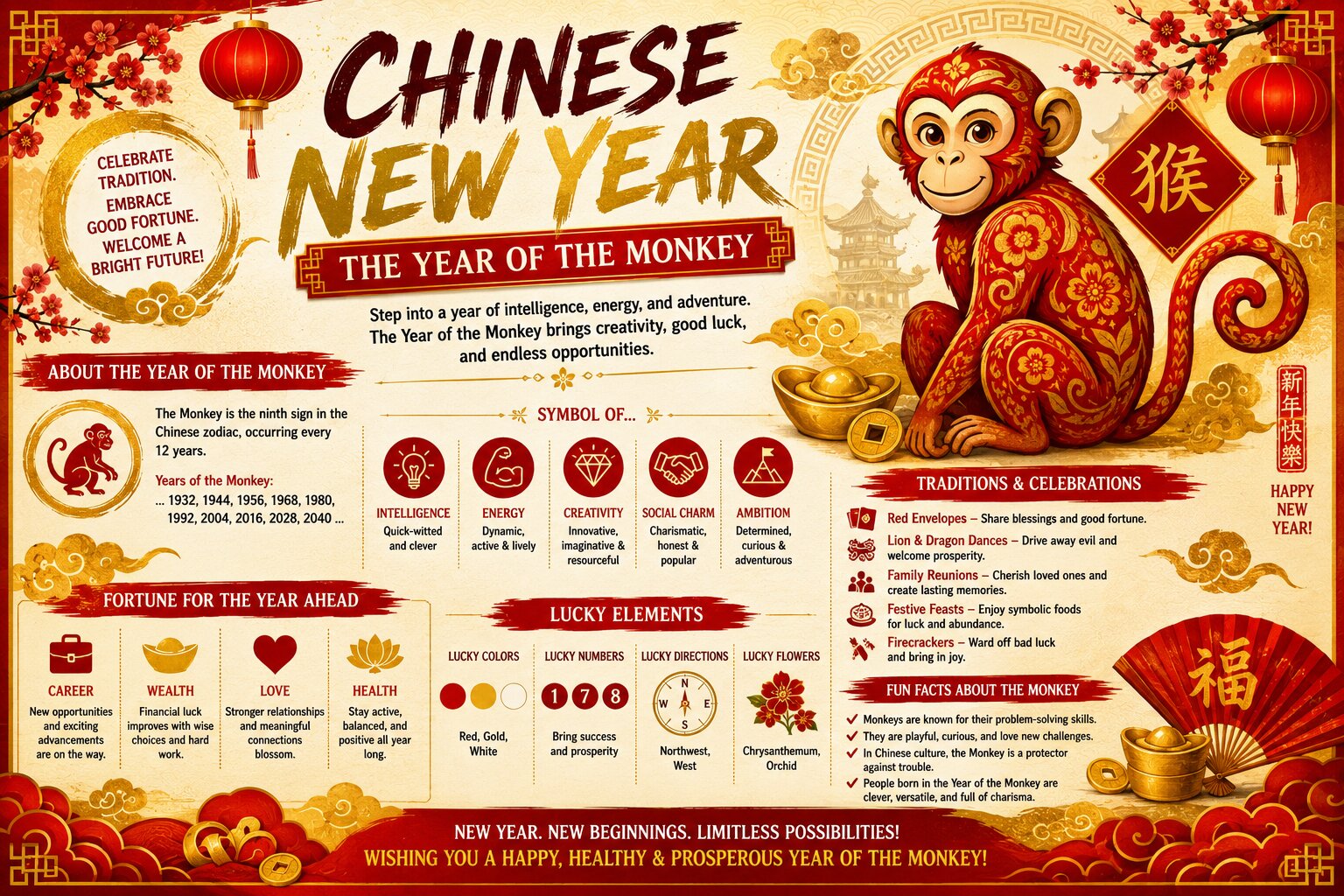 Chinese New Year: The Year of the Monkey